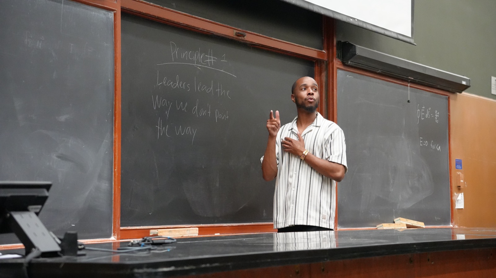 Naeem Hopkins speaking